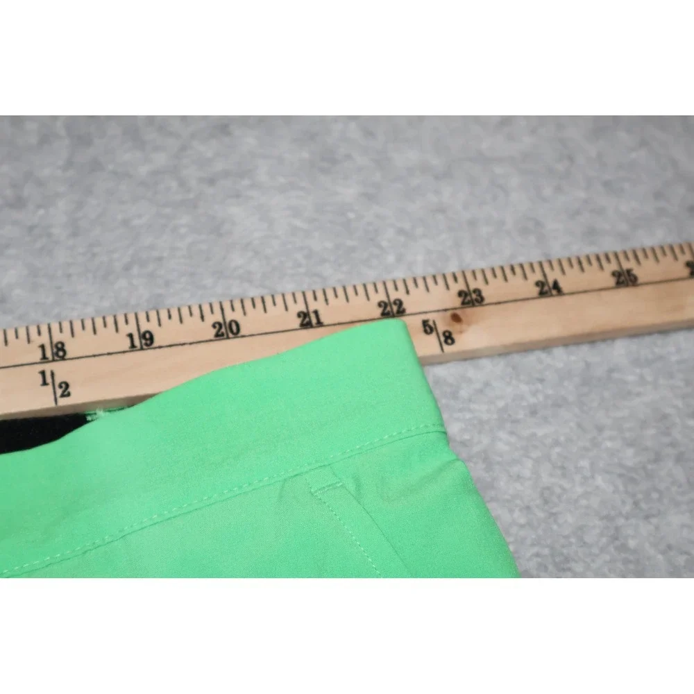 Adidas Golf Shorts Mens 42 Neon Green Performance Stretch Flat 9